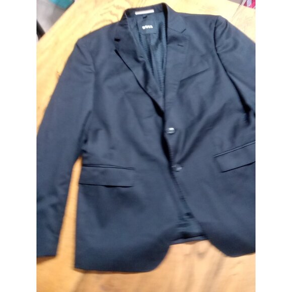 HUGO BOSS Mens BLAZER 42S BLACK Preowned Coat Jacket Sport - Picture 14 of 15